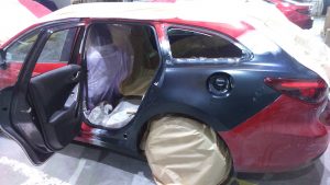 proceso de reparacion mazda6