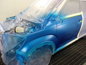 lateral izq. pintado del suzuki ignis