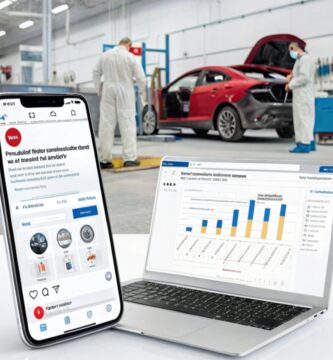 Indicadores clave (KPIs) en reparación y pintura