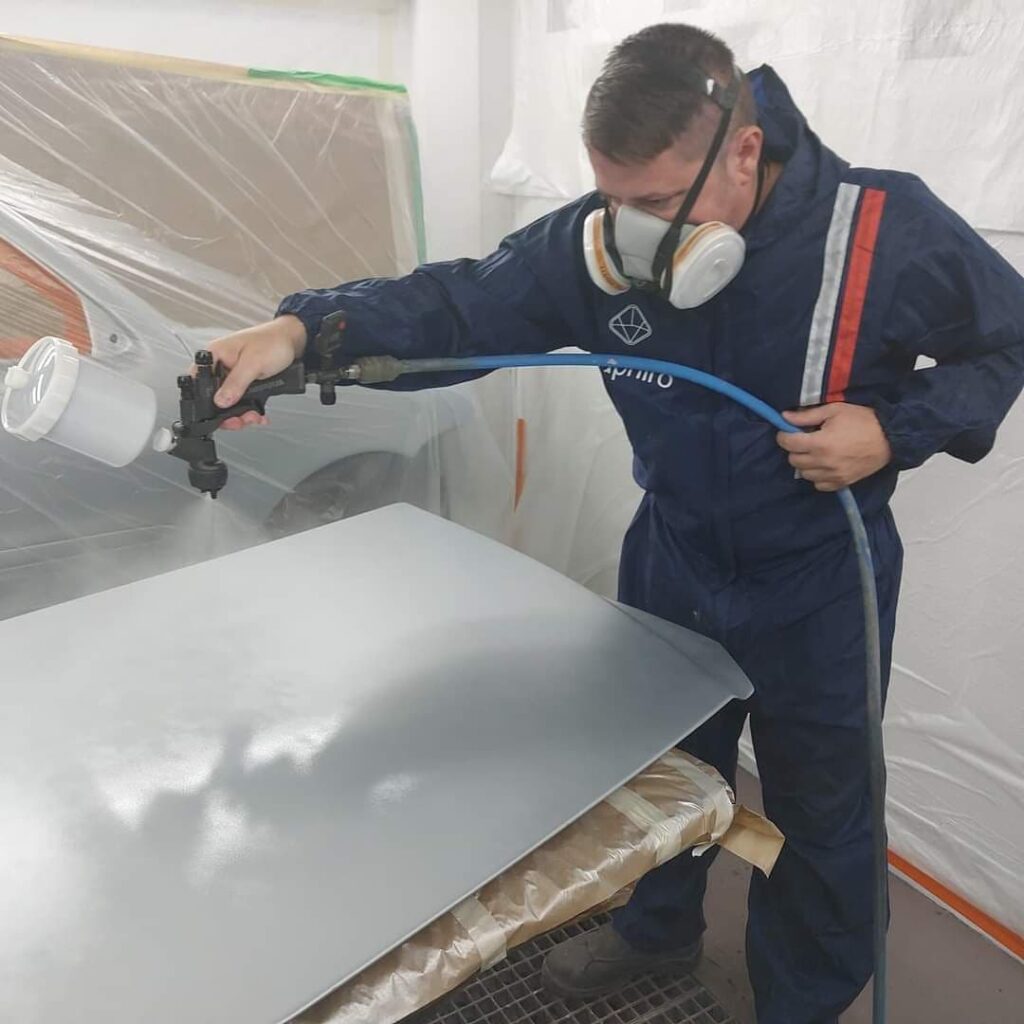 Aplicación de pintura