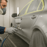 Cómo pintar y difuminar 2–3 paneles adyacentes con acabado metálico o perlado