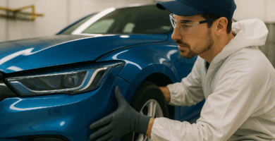 Cómo sustituir y pintar una pieza del coche paso a paso (Guía completa para talleres)
