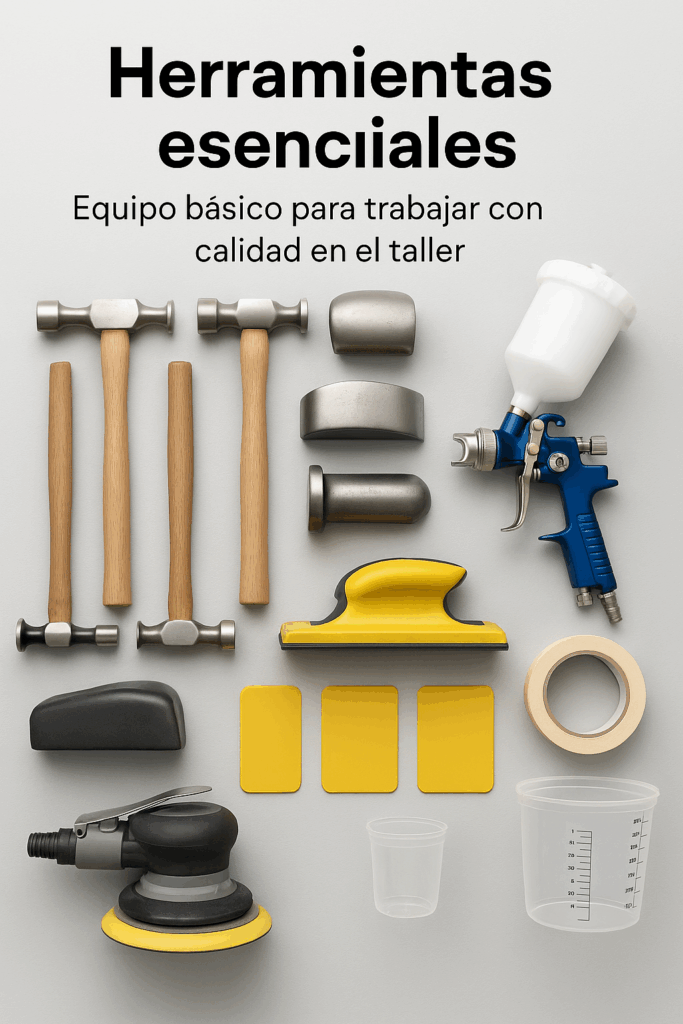 Guía rápida de chapa y pintura automotriz